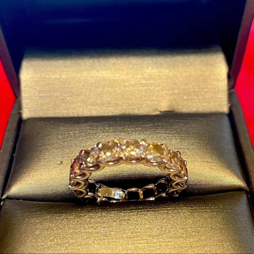 Radiant Cut Eternity Band